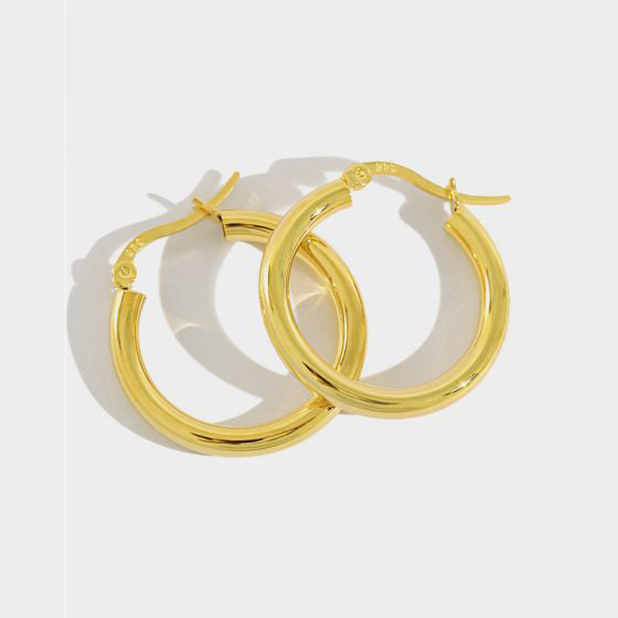 Odette Gold Hoop Earrings