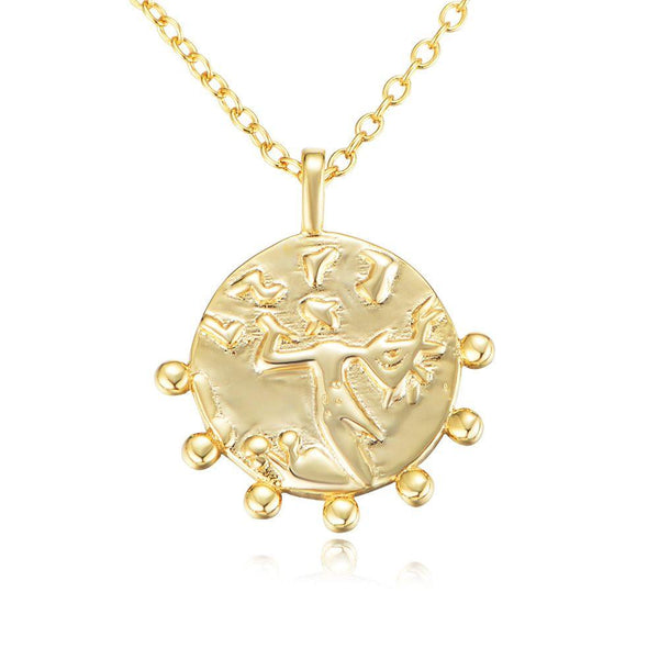 Athena Gold Necklace - Eschati Jewellery