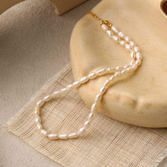 Brigitte Pearl Necklace