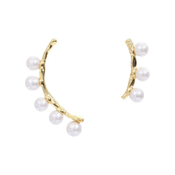 Betty Pearl Stud Earrings - Eschati Jewellery